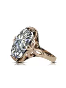 Original Vintage 14K Rose Gold Zircon Ring Vintage craft vrc082r